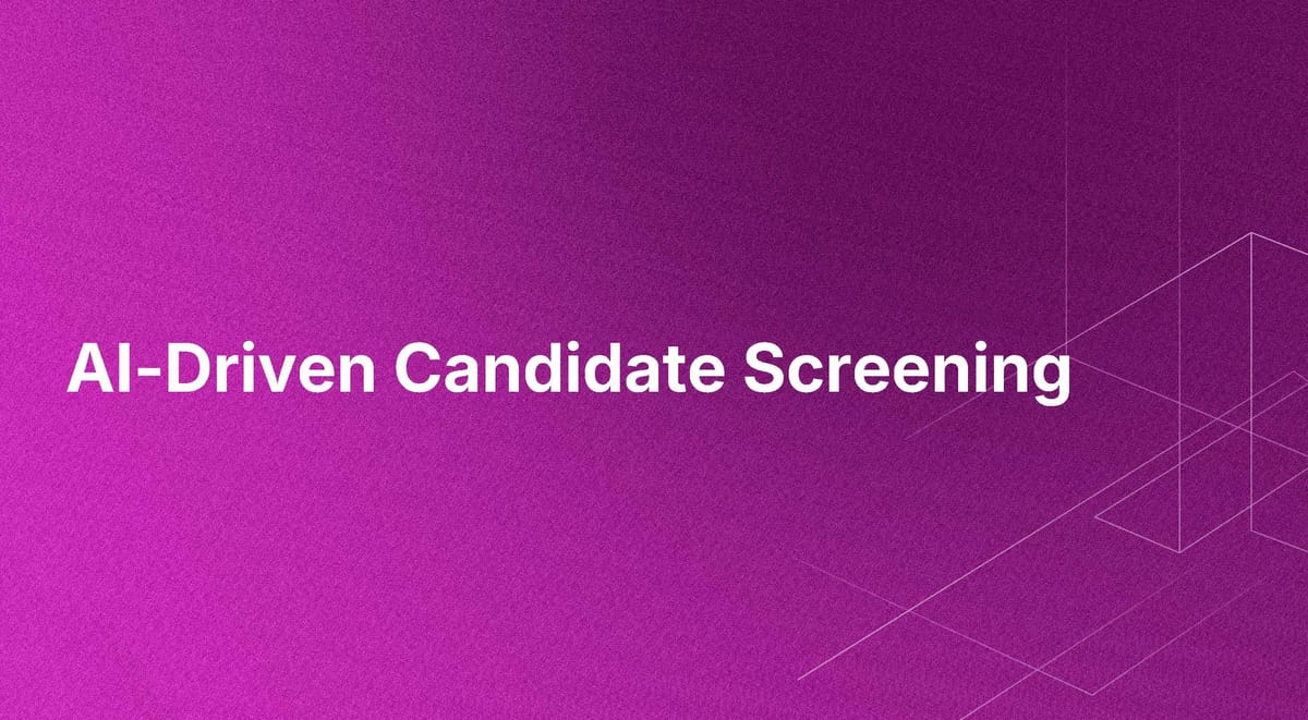 AI-Driven Candidate Screening