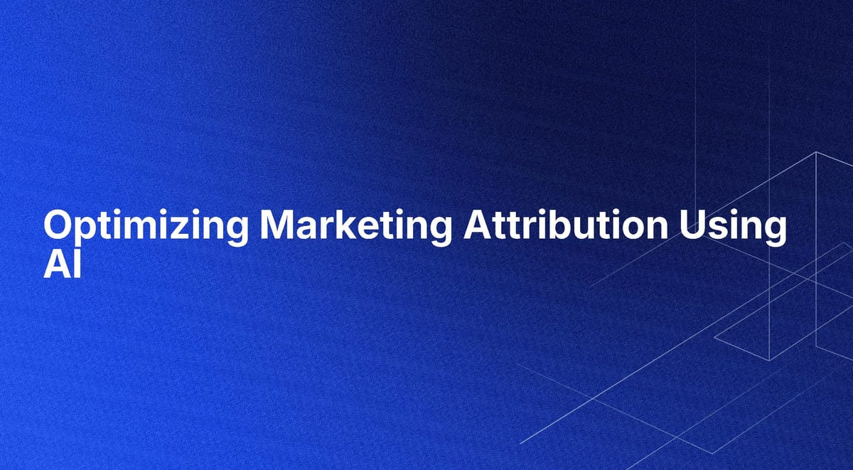 Optimizing Marketing Attribution Using AI