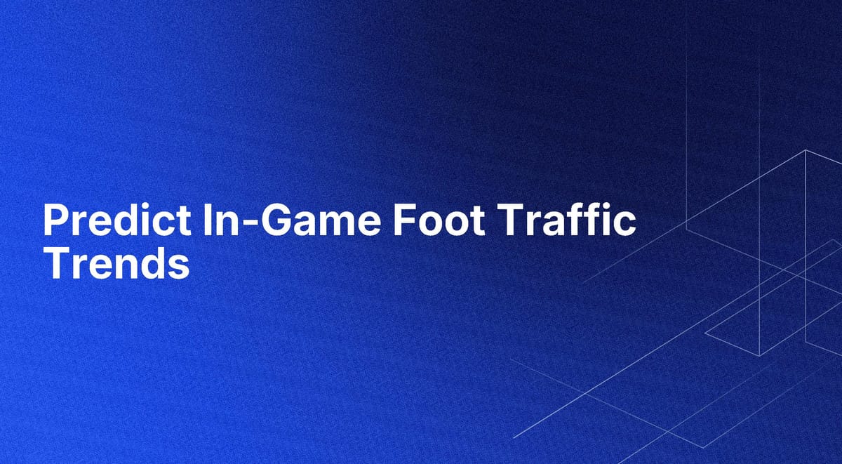 Predict In-Game Foot Traffic Trends