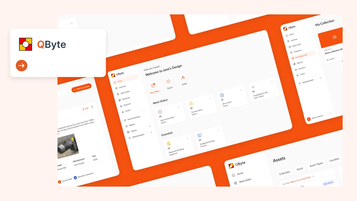 Qbyte.ai – Your Smart Assistant for Asset and Maintenance Management