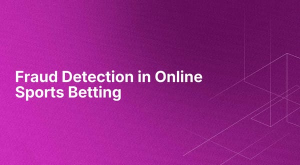 Fraud Detection in Online Sports Betting