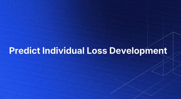 Predict Individual Loss Development