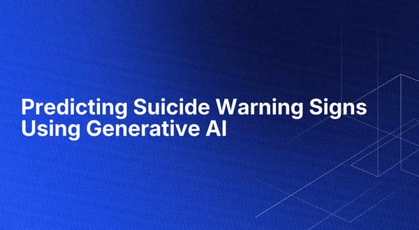 Predicting Suicide Warning Signs Using Generative AI